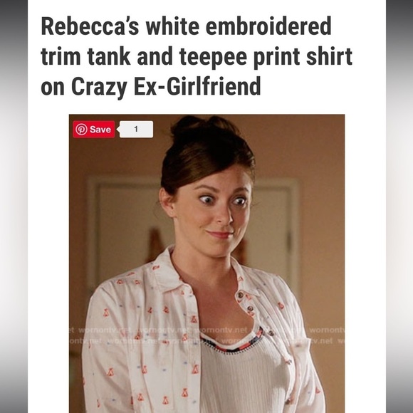 Maeve Anthropologie Miette Tee Pee Print Button Down Shirt Women's Size 2 - Picture 12 of 12